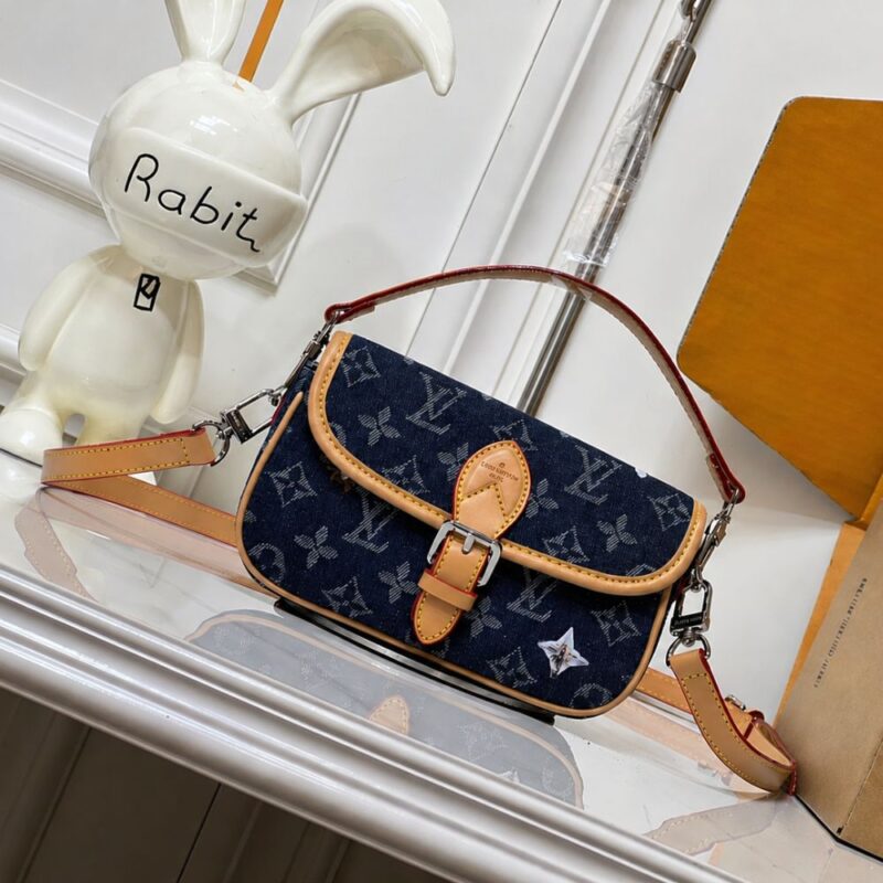Alternative view of Louis Vuitton Nano Diane Blue Denim 19Cm
