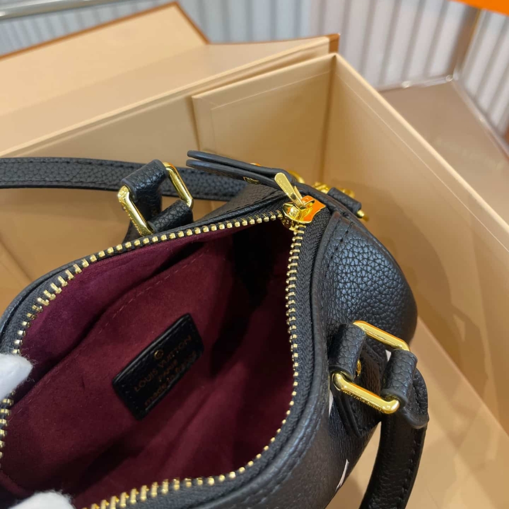 Louis Vuitton Nano Speedy Monogram Canvas Black 17Cm M81456 - Image 5