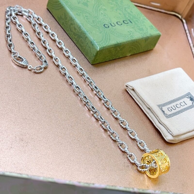 Alternative view of Gucci Necklace Gold And Silver