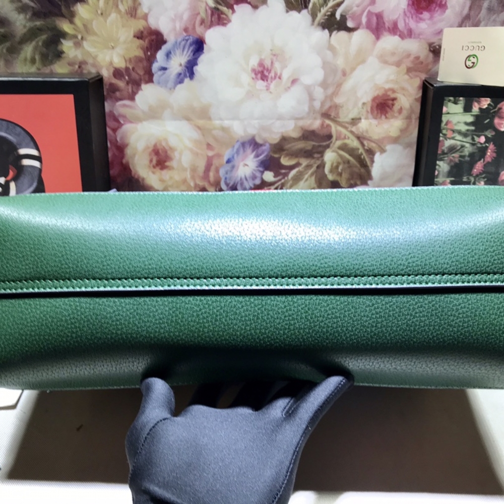 Gucci Ophidia GG Flora Medium Tote Bag Dark Green 44Cm 547947 HWHAE 8709 - Image 7
