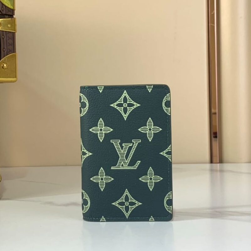 Alternative view of Louis Vuitton Pocket Organizer Monogram Shadow Forest Green 14Cm M27149