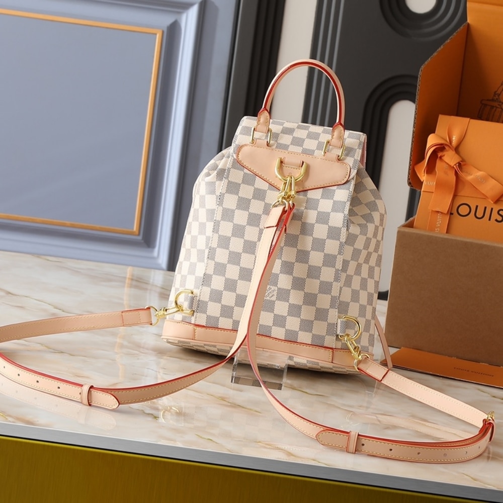 Iconic Set: Louis Vuitton Montsouris Pm And Lisa Wallet - Image 5