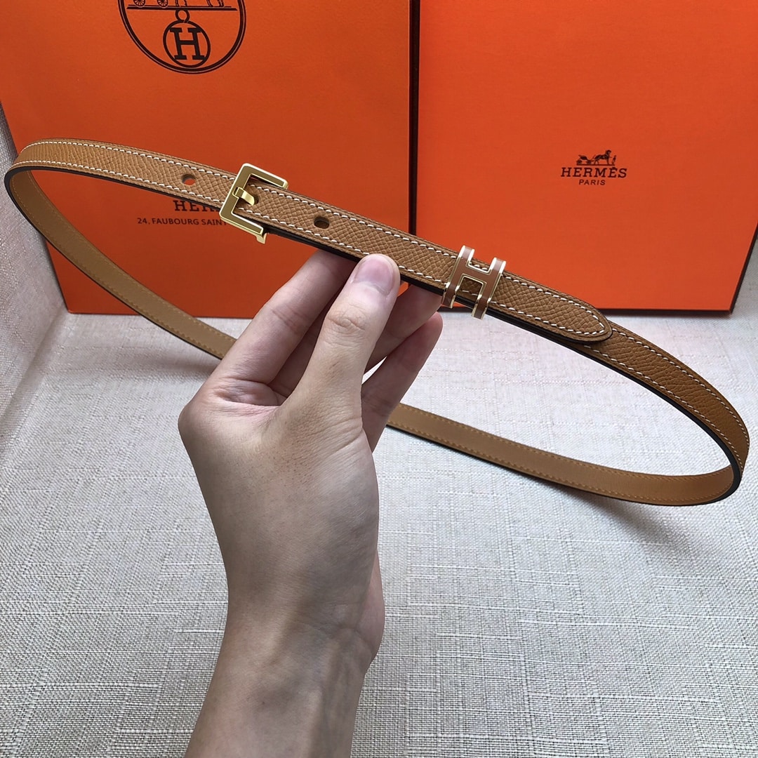 Hermes Pop H 15 Belt Brown 15Mm H081087Cd37085 - Image 5