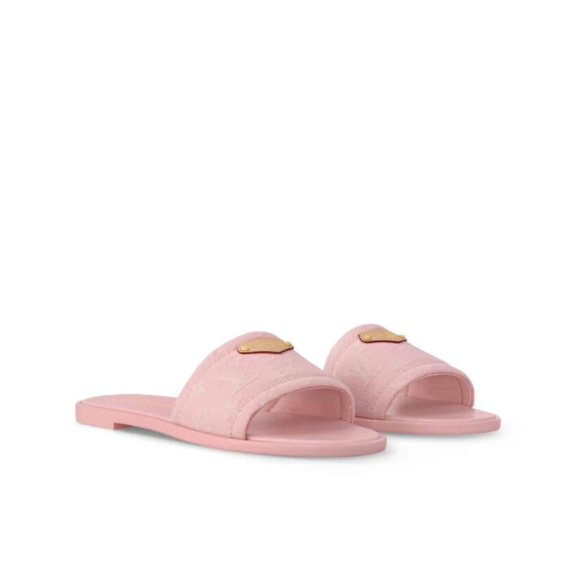 Louis Vuitton Lily Flat Mule Rose 1Agx46