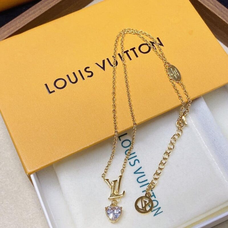 Alternative view of Louis Vuitton Lv Iconic Heart Necklace Gold M02387