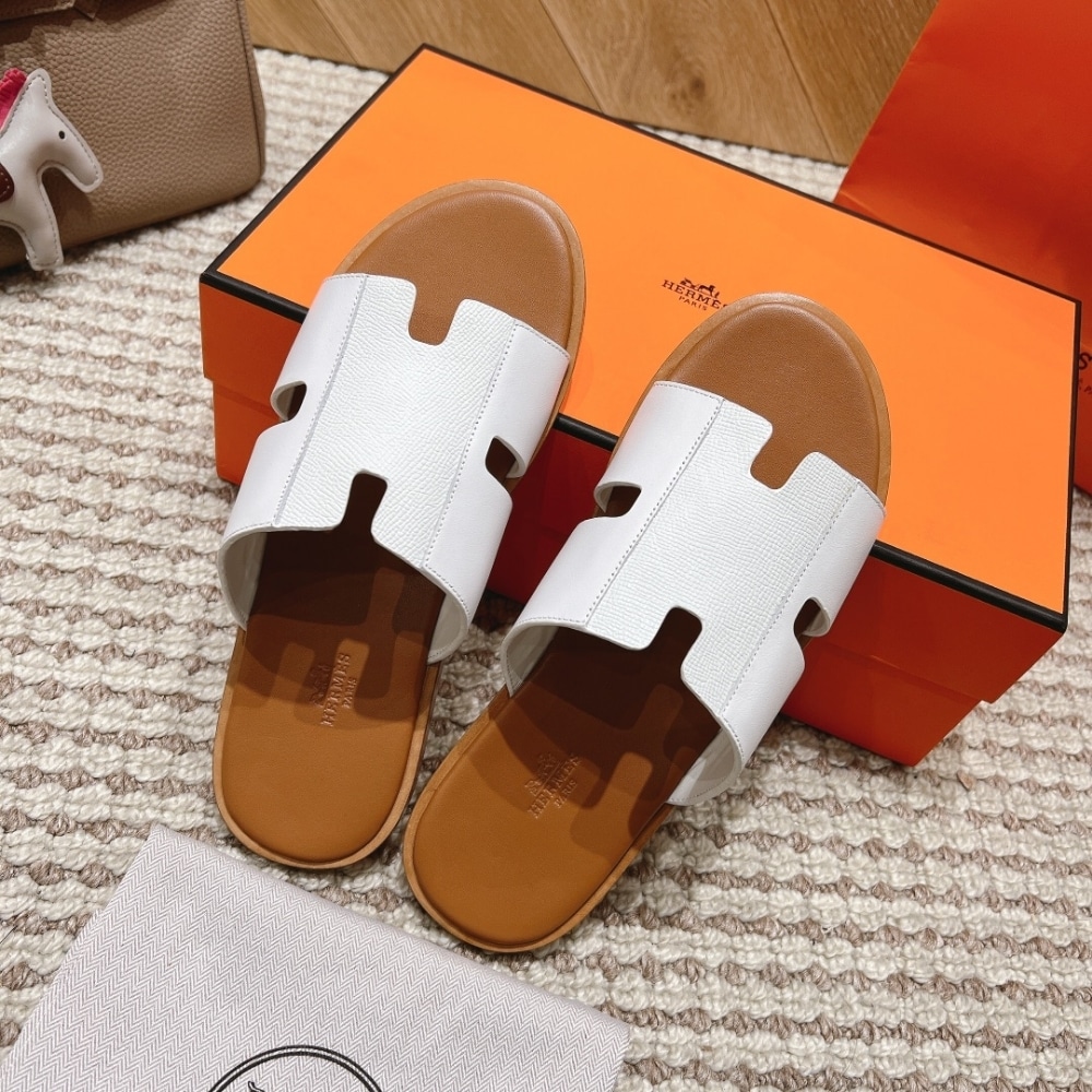 Hermes Izmir Sandal White H222848Zh33455 - Image 3