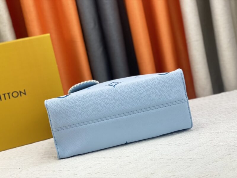Alternative view of Louis Vuitton On The Go MM Monogram Empreinte Leather Light Blue M45718