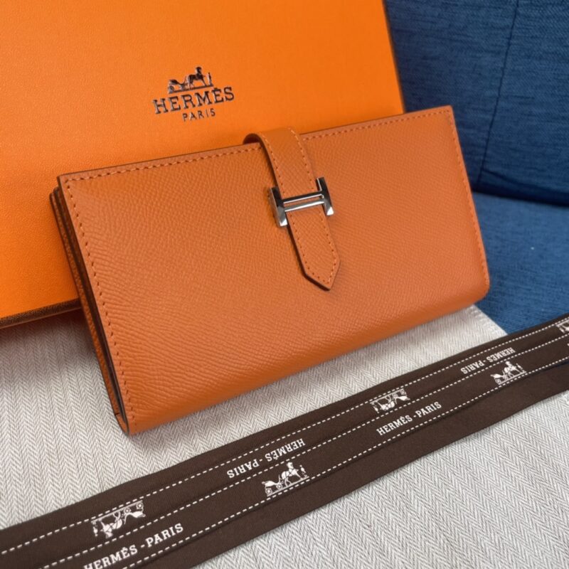 Alternative view of Hermes Bearn Wallet Orange 17Cm H039785Ck93