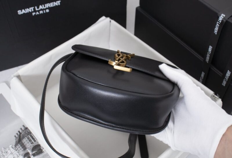 Alternative view of Saint Laurent Kaia Small Smooth Leather Black 619740Bwr0W1000