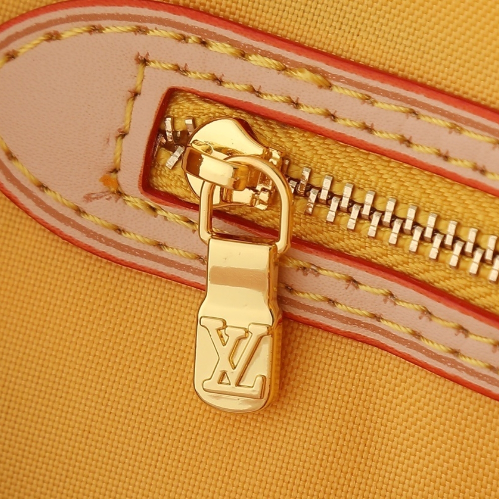 Louis Vuitton Neverfull MM Damier Canvas Peach 31Cm N40668 - Image 7