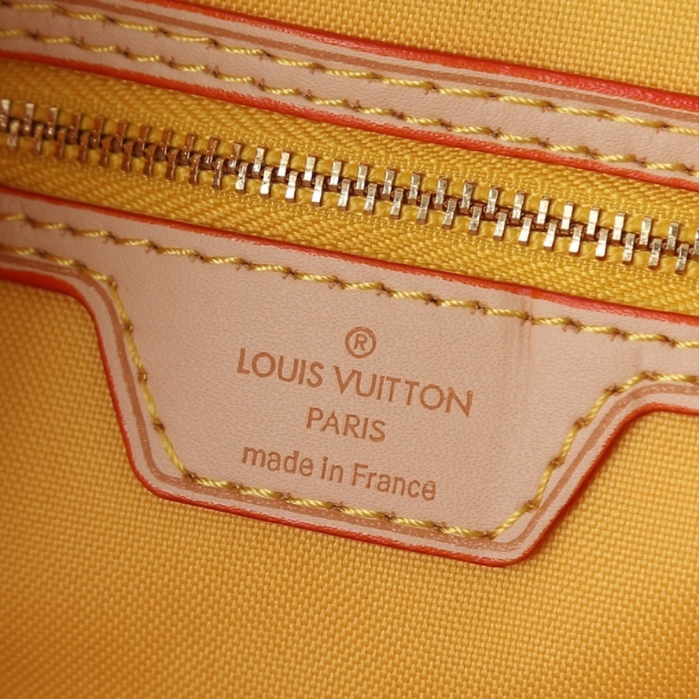 Louis Vuitton Neverfull MM Damier Canvas Peach 31Cm N40668 - Image 8