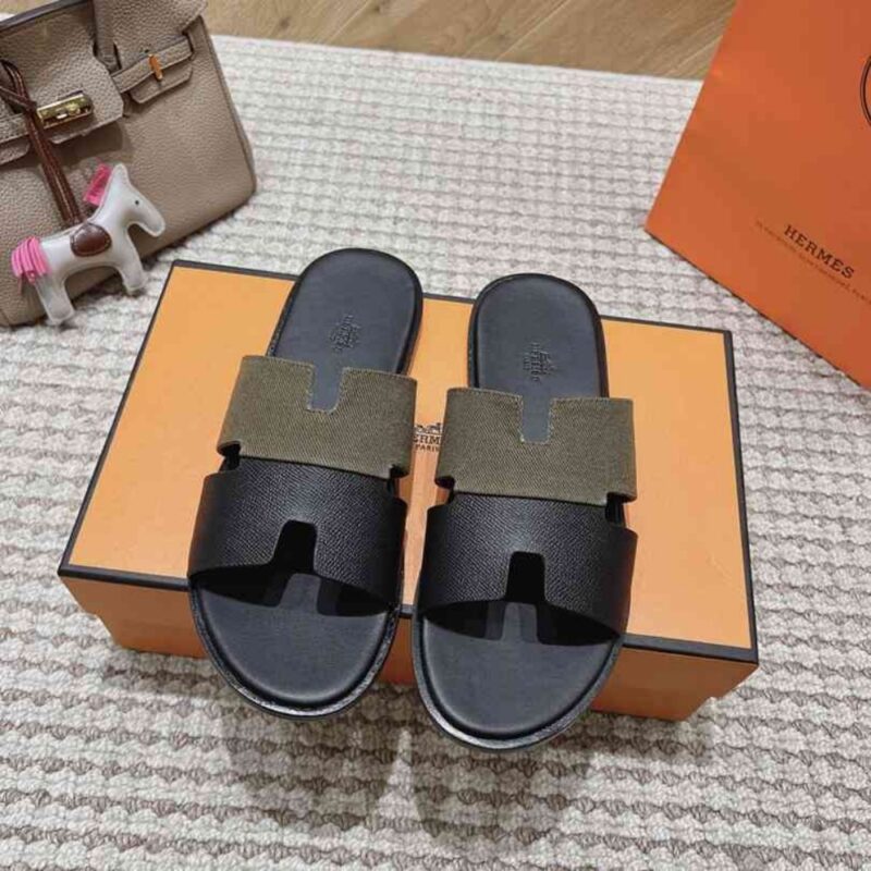 Alternative view of Hermes Izmir Sandal Kaki And Noir H231812Zhk3400