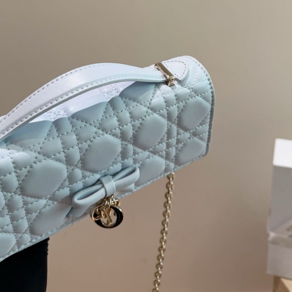 Dior My Dior Mini Bag Cannage Leather Ice Blue 21Cm S0984PUQA M39Z - Image 5