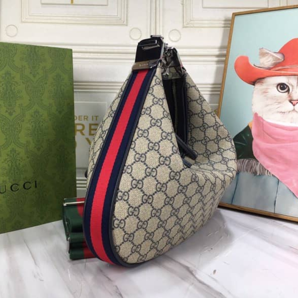 Gucci Gg Attache Large Shoulder Bag Beige 35Cm 702823 96Grn 4082 - Image 3