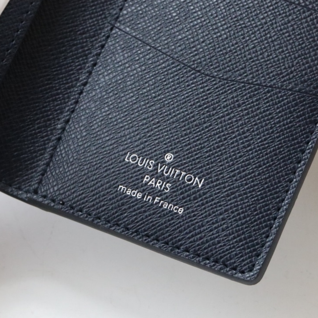 Louis Vuitton Pocket Organizer Ink Watercolor Blue 11cm M80455 - Image 6