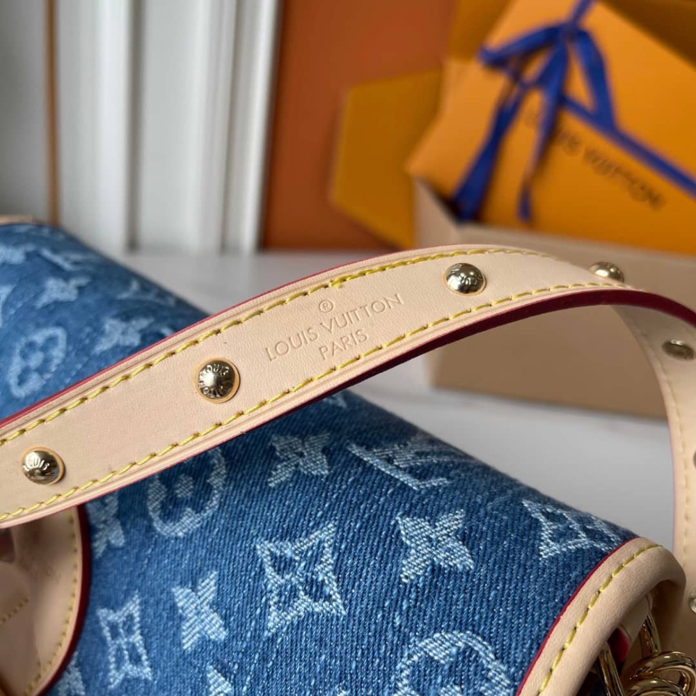 Louis Vuitton Diane Bag Denim Blue 24Cm M13070 - Image 7