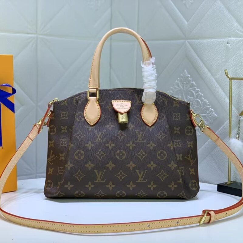 Alternative view of Louis Vuitton Rivoli PM Monogram Coated Canvas Brown 25Cm M44543