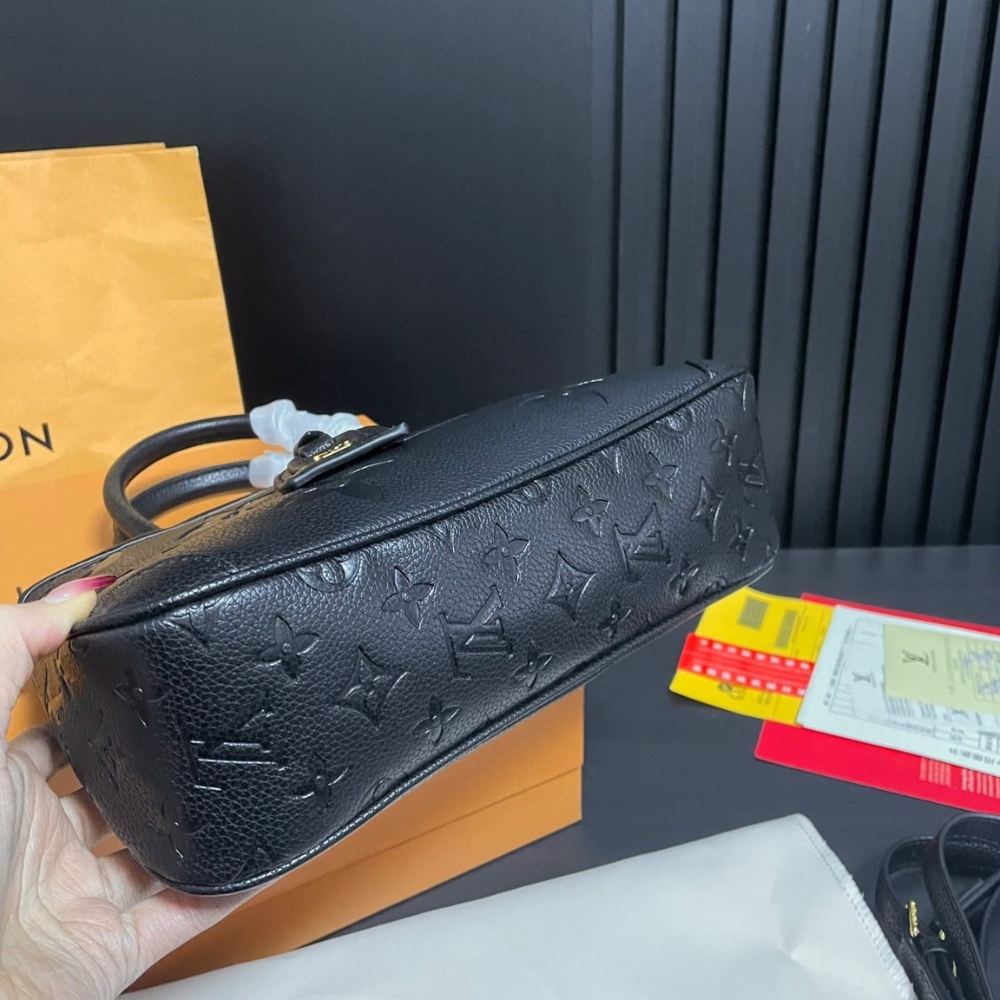Louis Vuitton Trianon PM Monogram Empreinte Black 28Cm M46488 - Image 7