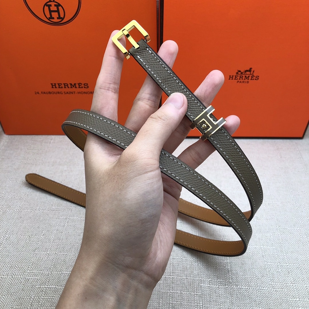 Hermes Pop H 15 Belt Grey 15Mm H081087Cd18085 - Image 7