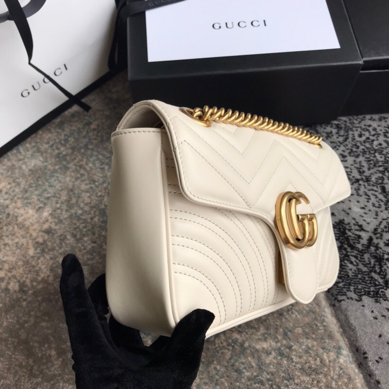 Gucci Marmont Matelassé Mini Bag 446744 Dtdit 9022 - Image 6