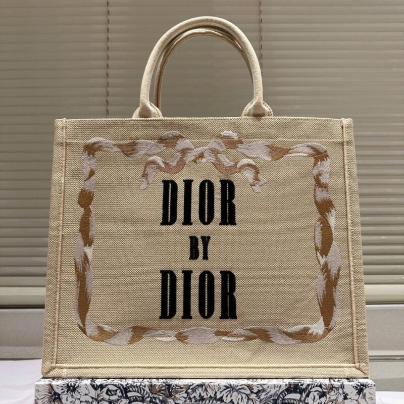 Alternative view of Dior Large Book Tote Beige And Black 42Cm M1349PEWL M38I