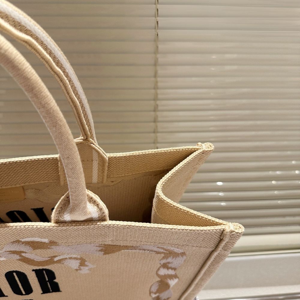 Dior Large Book Tote Beige And Black 42Cm M1349PEWL M38I - Image 6