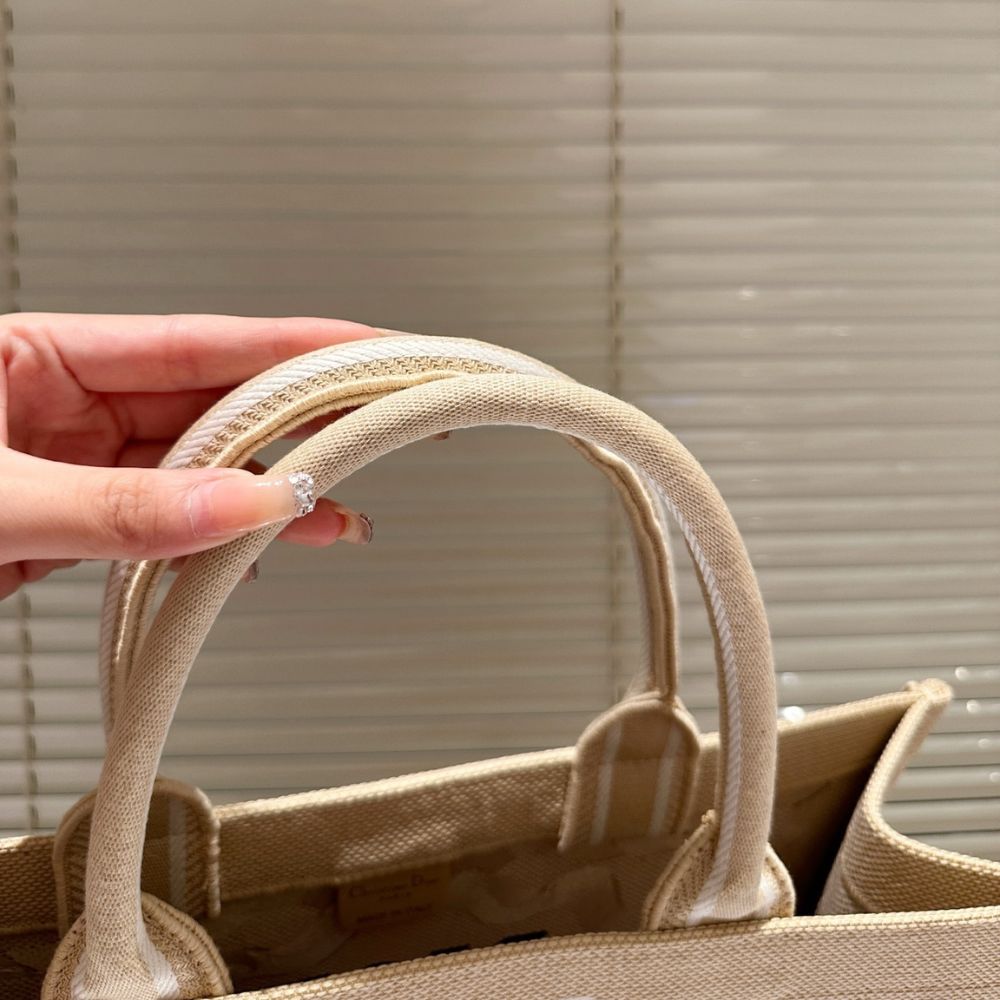 Dior Large Book Tote Beige And Black 42Cm M1349PEWL M38I - Image 8