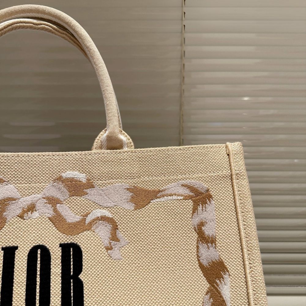 Dior Large Book Tote Beige And Black 42Cm M1349PEWL M38I - Image 5