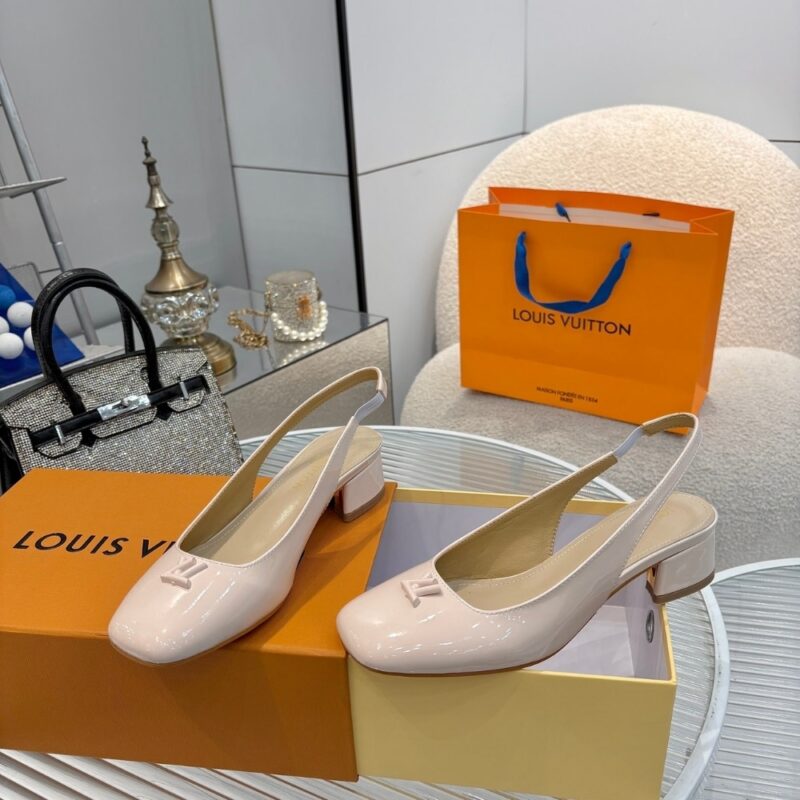 Alternative view of Louis Vuitton Swing Slingback Pump Nude 1Agufb