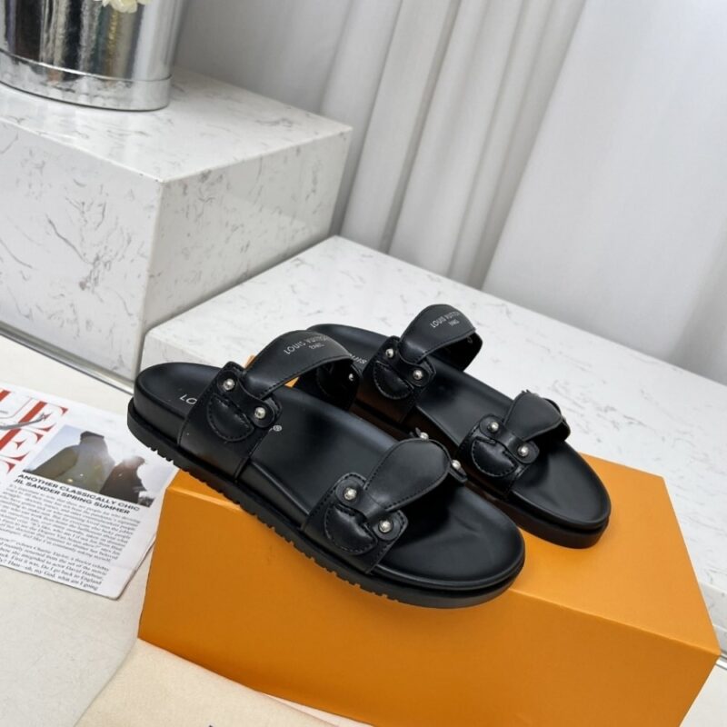Alternative view of Louis Vuitton Bom Dia Comfort Mule Black 1Ahloq