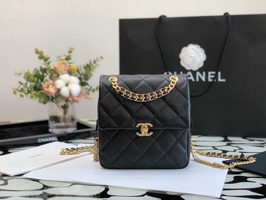 Chanel Cc Mini Flap Backpack Black 20Cm - Image 2