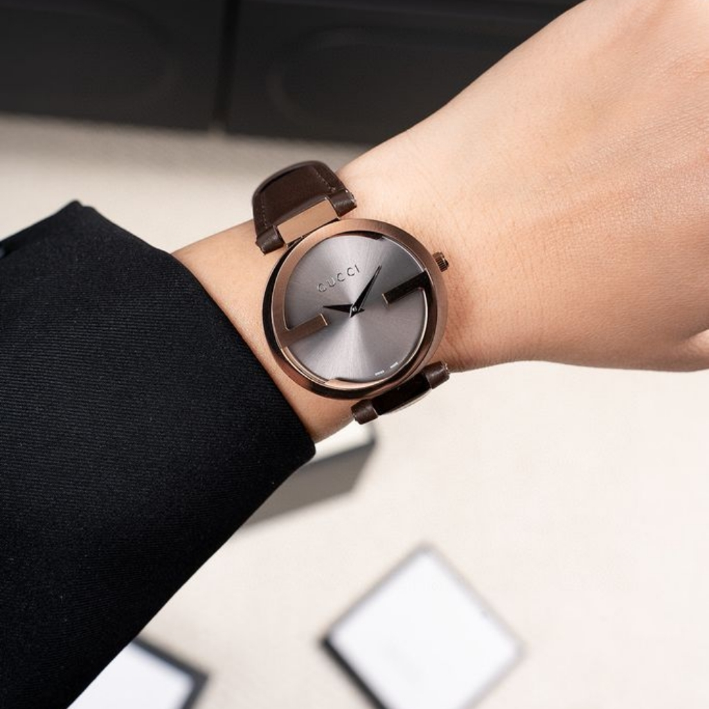 Gucci Interlocking Watch Brown Dial 29mm YA133504 - Image 7