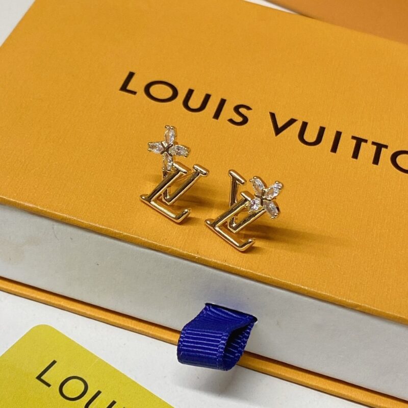 Alternative view of Louis Vuitton Lv Iconic Flower Earrings Gold M02116