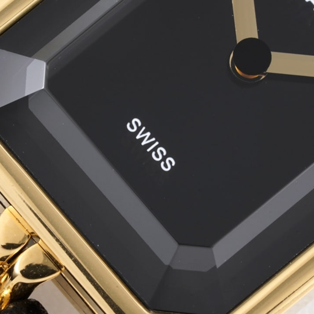 Chanel Premiere Edition Original Watch Gold Black 26mm H6951 - Image 2