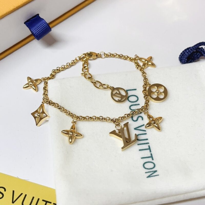 Alternative view of Louis Vuitton Lv Iconic Charms Bracelet Gold M1376A