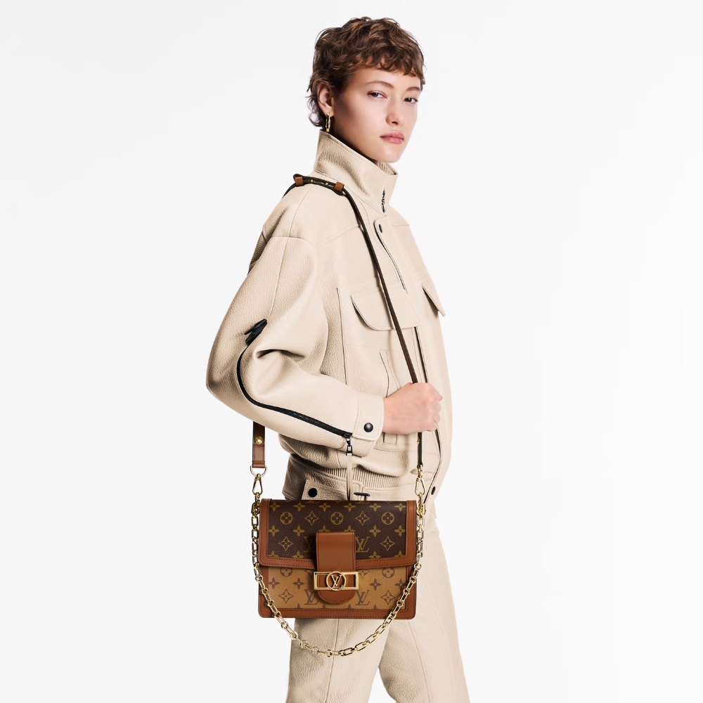 Louis Vuitton Dauphine MM Monogram Reverse 25Cm M45958 - Image 6