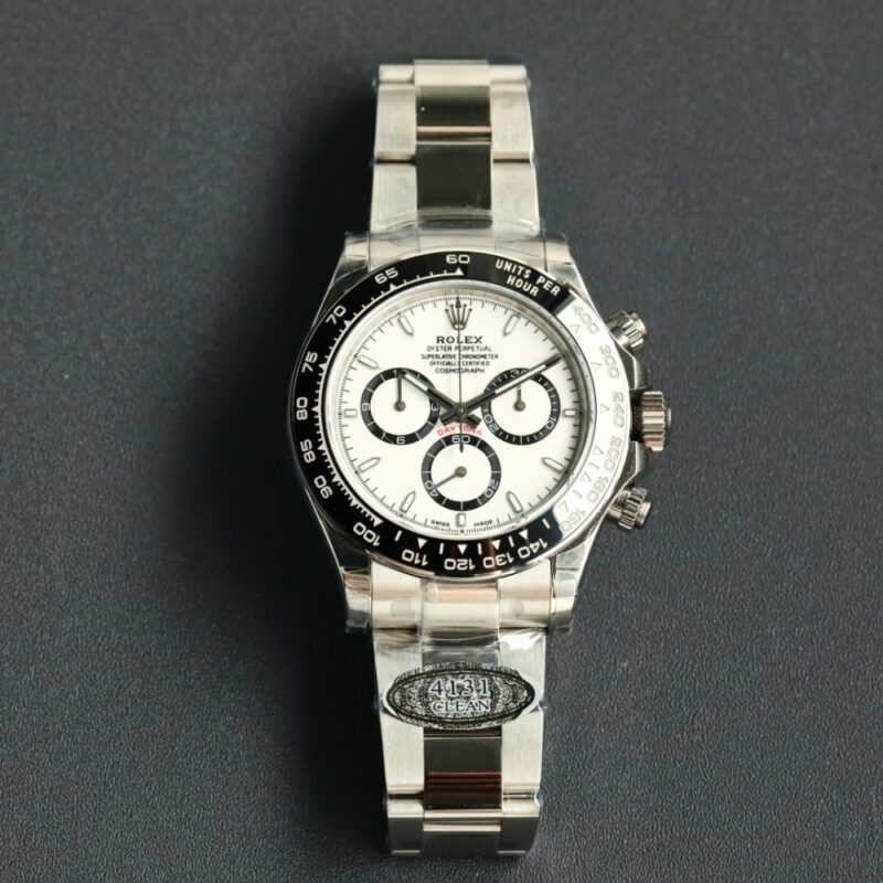 Alternative view of Rolex Cosmograph Daytona Silver White 40Mm M126500Ln