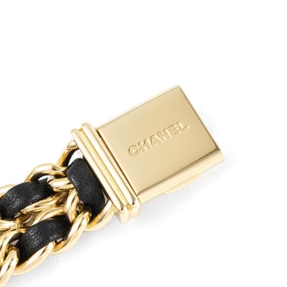 Chanel Premiere Edition Original Watch Gold Black 26mm H6951 - Image 5