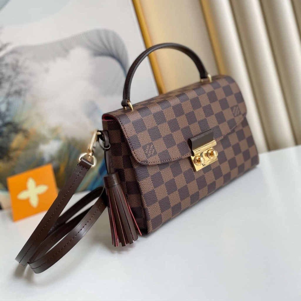 Louis Vuitton Croisette Damier Ebene Canvas 24cm N53000 - Image 3