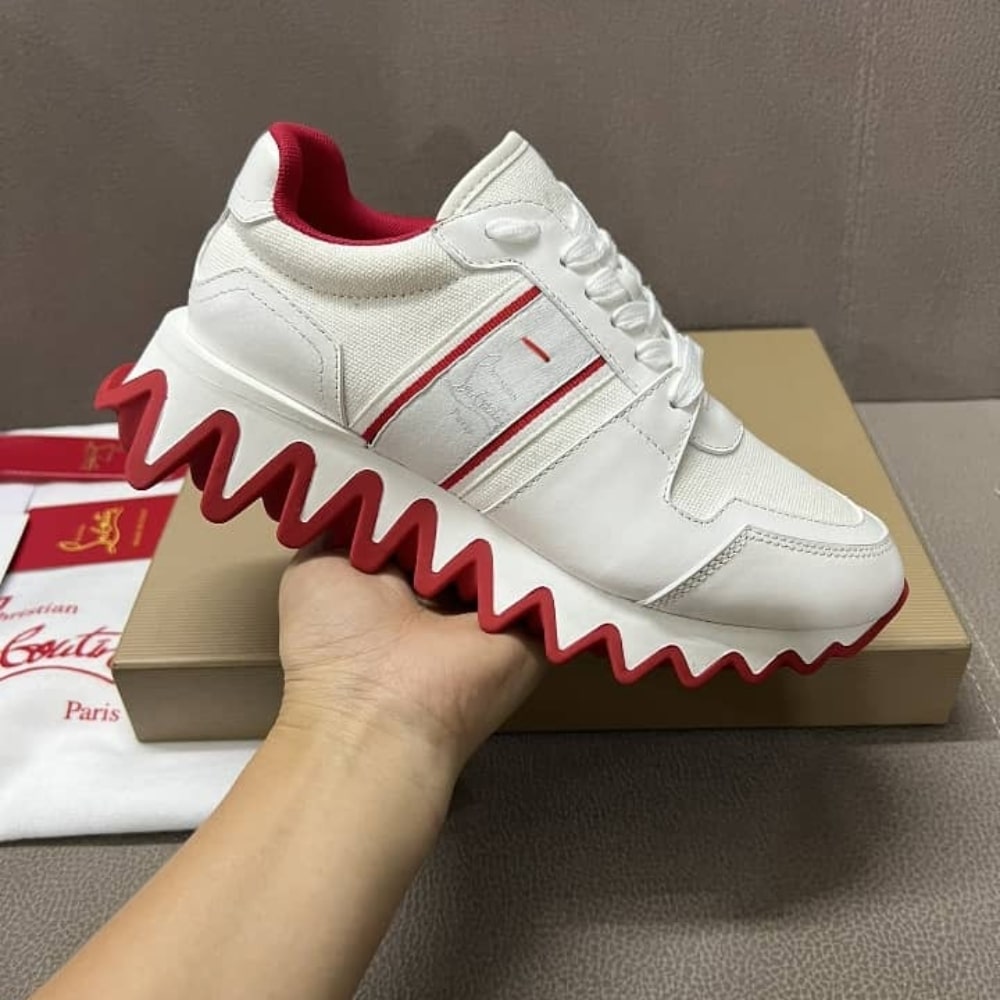 Christian Louboutin Nastroshark Sneaker White 3240067WH01 - Image 2