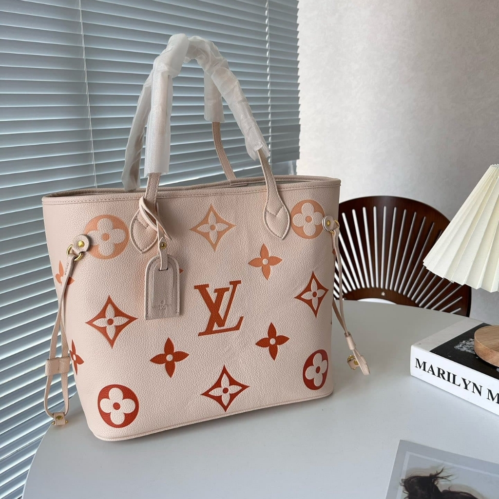 Louis Vuitton Neverfull MM Bag Beige Clair 33cm M46516 - Image 2