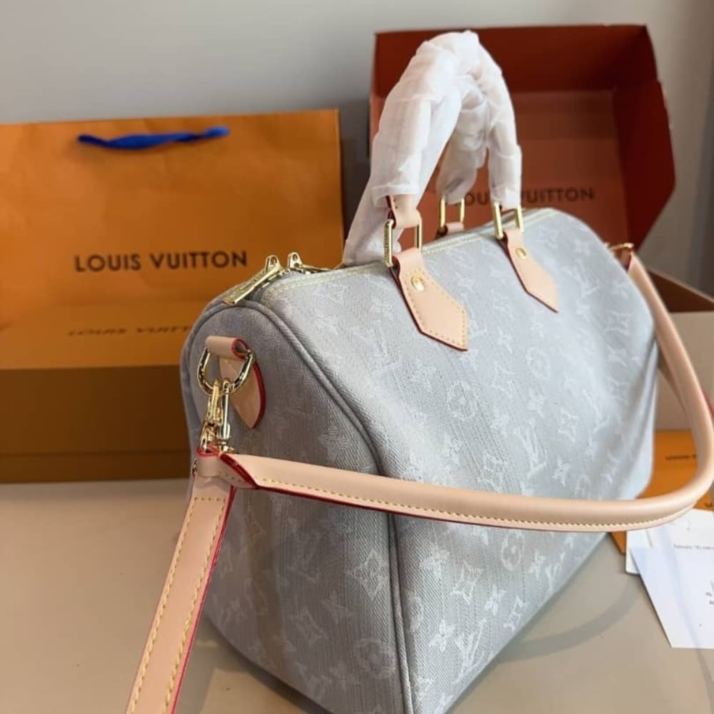 Iconic Set: Speedy Soft 30 And Lisa Wallet Bicolor Monogram - Image 6