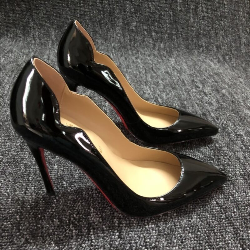 Alternative view of Christian Louboutin Hot Chick Pump Patent Leather Black 1190911BK01