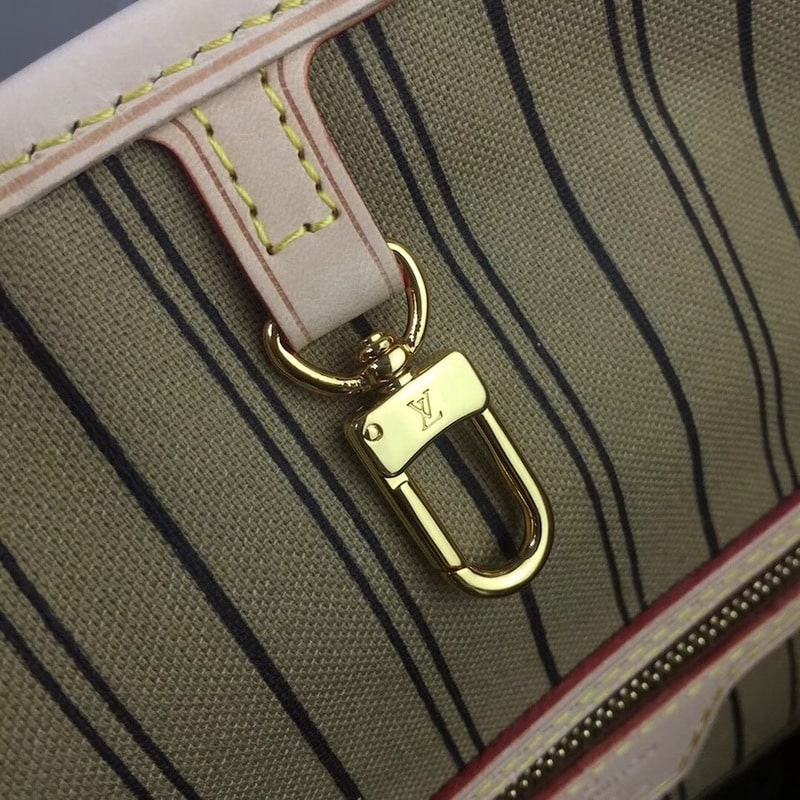 Louis Vuitton Neverfull MM Monogram Canvas Beige 31Cm M46975 - Image 4
