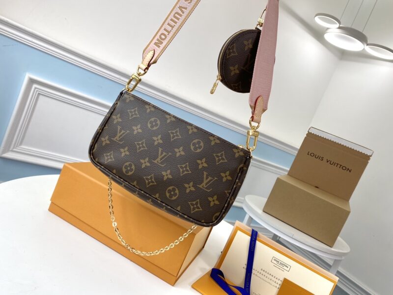 Alternative view of Iconic Set: Louis Vuitton Multi Pochette Accessoires And Long Double Zipper Wallet