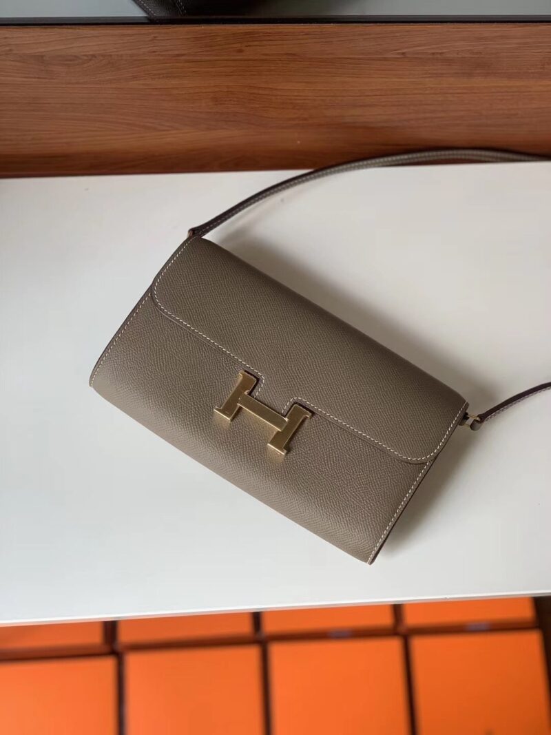 Alternative view of Hermes Constance Long To Go Wallet Gray 20Cm H080125Ck18