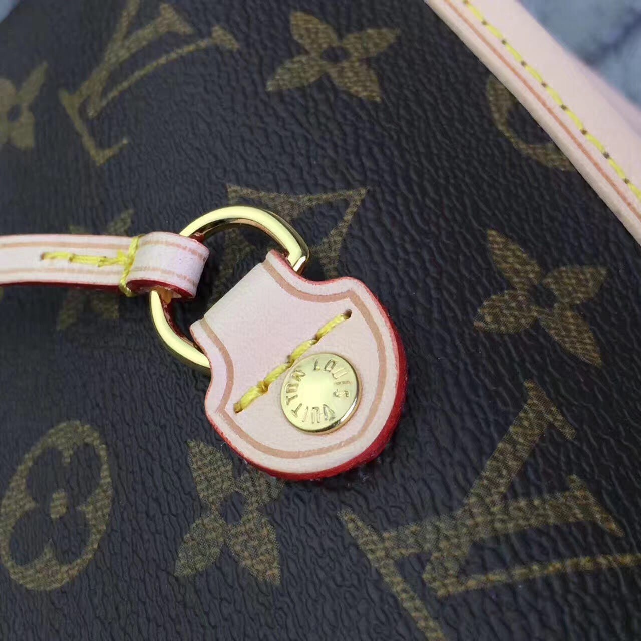 Iconic Set: Louis Vuitton Neverfull Gm And Celeste Wallet In Monogram - Image 3
