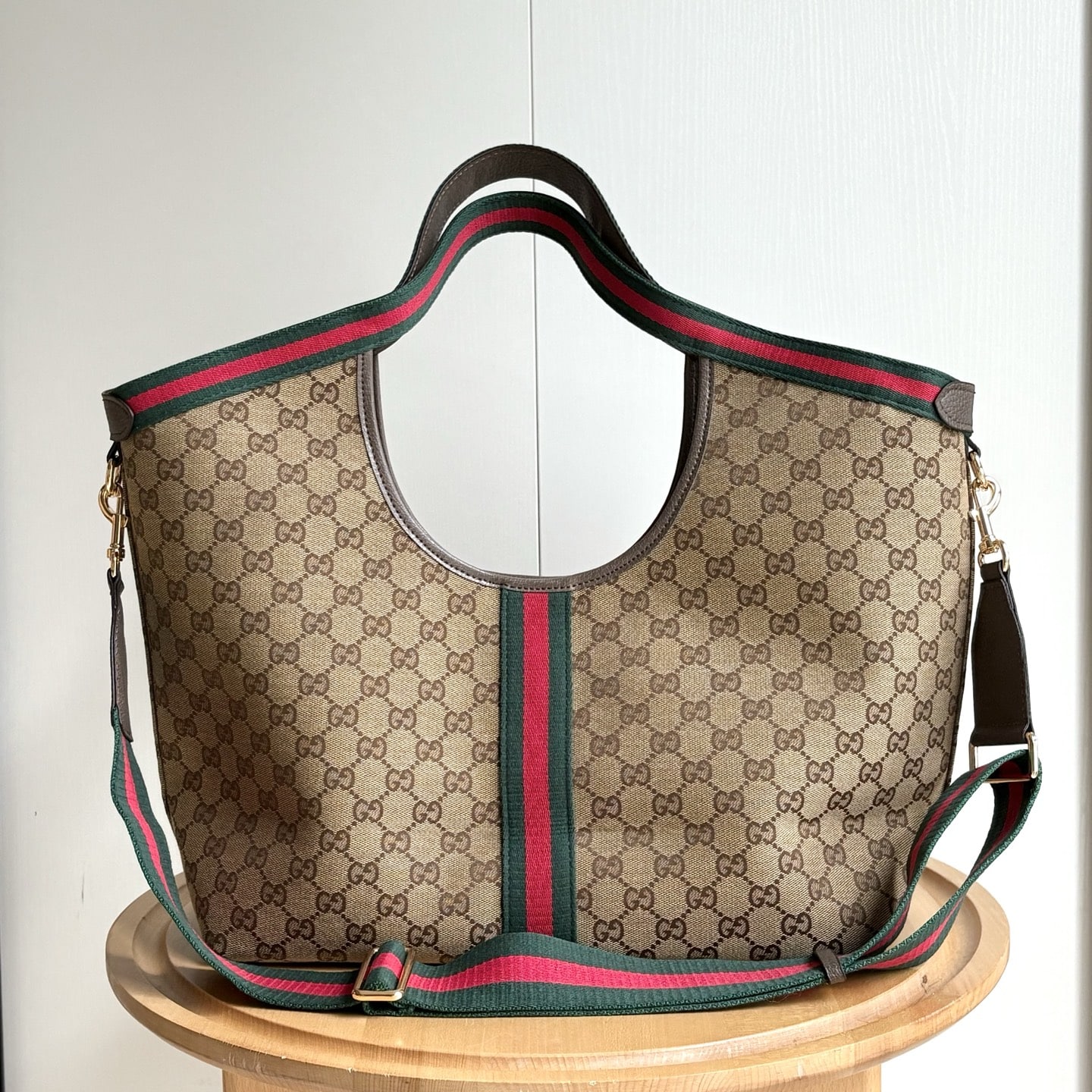 Iconic Set: Gucci Giglio Large Tote Bag And Ophidia Jumbo Gg Long Wallet - Image 4