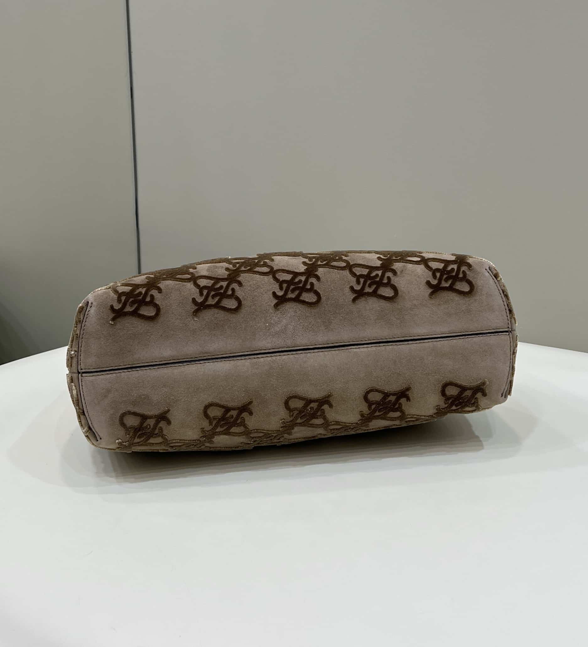 Fendi First Medium With Suede Leather Brown 8Bp127Agxkf1992 - Image 3