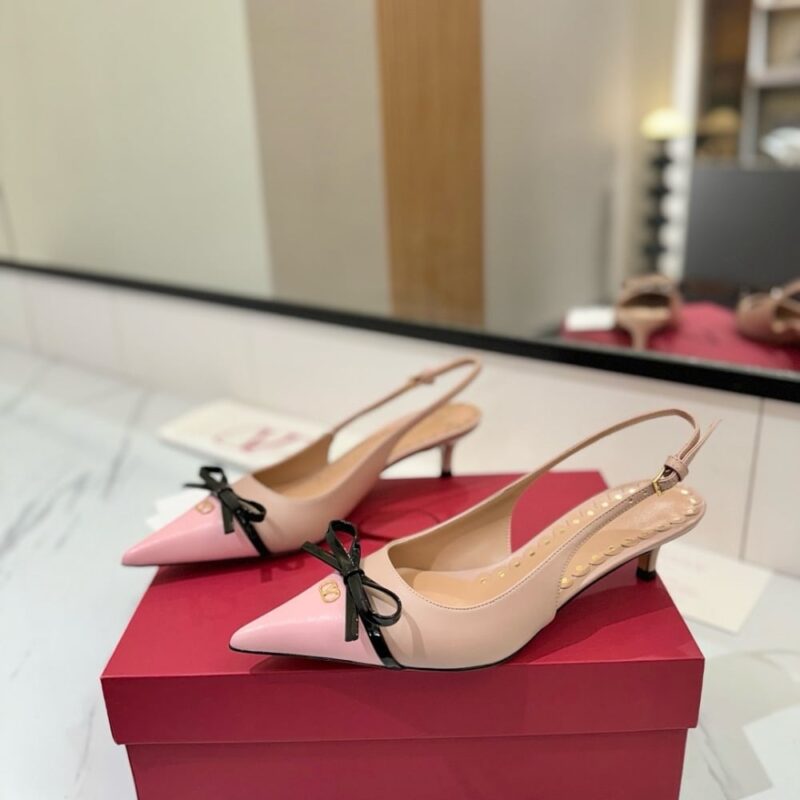 Alternative view of Valentino Bepointy Slingback Pumps Candy Rose